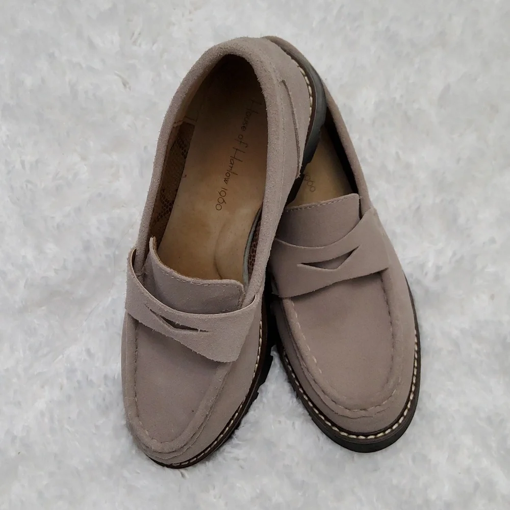 House Of Harlow Suede Loafers